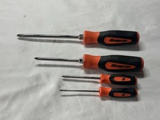 Snap-on™ 4 piece Orange Soft Grip Phillips Screwdriver Set SGDP50BR Sealed