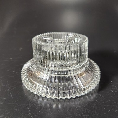 Indiana Glass Reflections Candle Holder Clever Multi for Votive Pillar or Taper