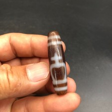Energy Tibetan Ancient Agate Old Dzi Talisman vase Bead Amulet Pendant,K258