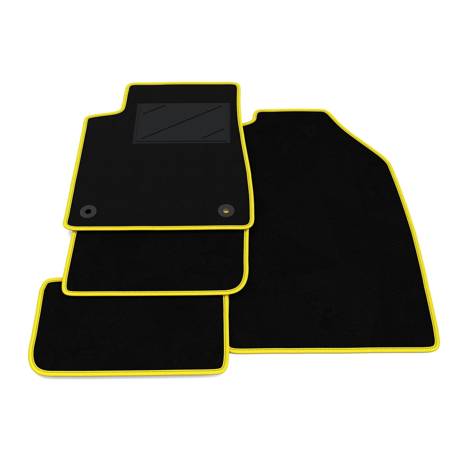 Tapis de sol Citroen C3 2024-2026 sur mesure en caoutchouc noir pour habitacle