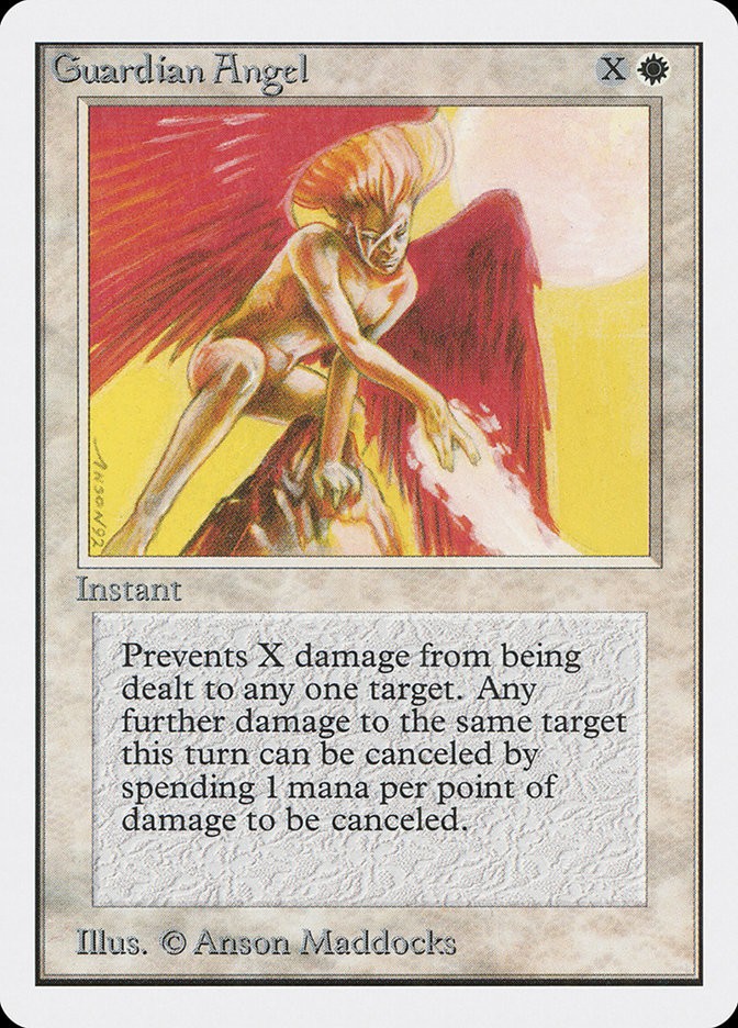 MTG Guardian Angel  - Unlimited Edition #022