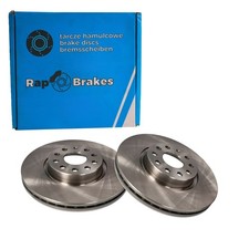 2x RAP BRAKES BREMSSCHEIBEN 312mm BELÜFTET VORNE passend für AUDI A1 A3 Q2 Q3 TT