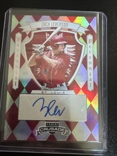 2025 Panini Crusade - Perennial Prospect Signatures Zach Levenson  (AU, RC)