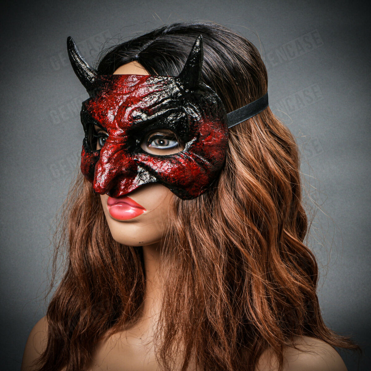 Devil Masquerade Red Eyemask, Red Eyemask