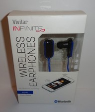 Vivitar Infinite Wireless Bluetooth In-Ear Earphones V12786-P Royal