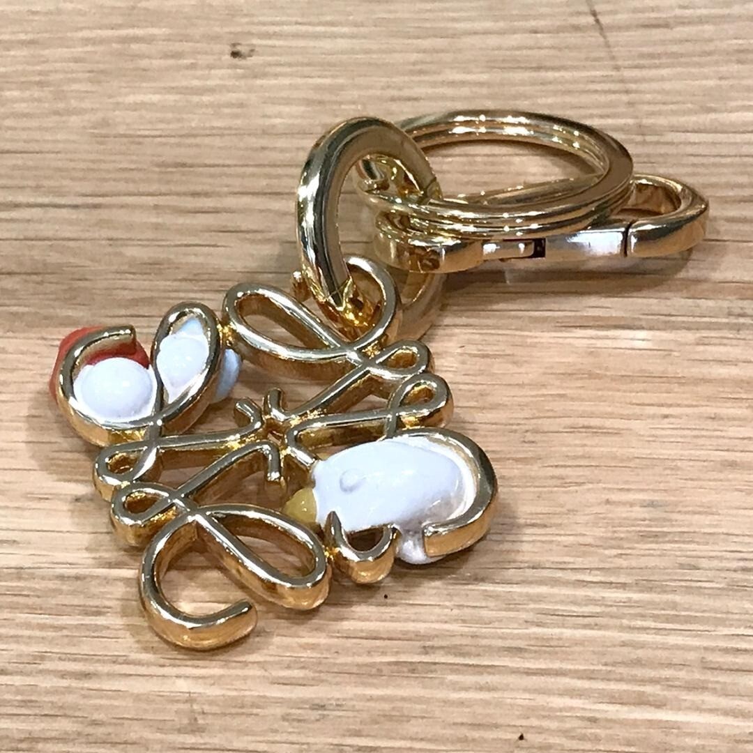 LOEWE Snufjita Collaboration Anagram Key Ring Hamster Bag