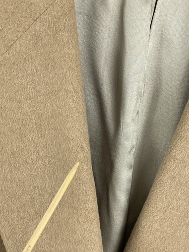 Blazer Savile Row Para Hombres 46R Beige Lana Cabello Camello 2 Botones Islas Vírgenes de los Estados Unidos - Imagen 12 de 13