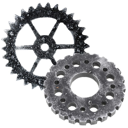 2 Pcs Gear Wall Decoration Office Retro Vintage Industrial Hanging - 第 12/12 張圖片