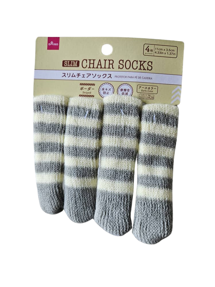 Daiso Brand: Slim Chair Leg Covers, Chair Socks pcs free