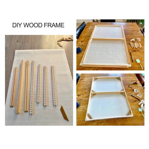 40x50cm Canvas Frame Wood Stretcher Bars Kit Oil Painting Gallery Wrap Wall Art - Picture 4 of 6