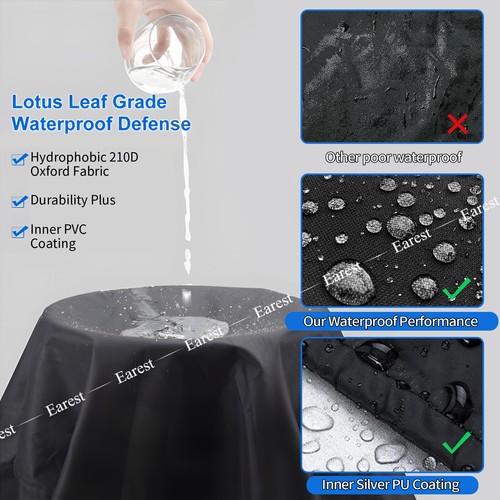 Heavy Duty BBQ Cover Waterproof Gas Barbecue Grill Protector Outdoor Patio Large - Picture 2 of 17