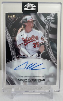 その他 UD Adley Rutschman Auto Adley Rutschman 2024 Topps Chrome Black Super Futures Auto /99 SFA