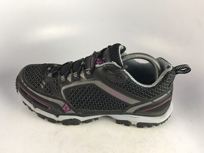 Vasque Black Mesh Trail Hiking Shoes Lace Up Women's Sz 9.5 US