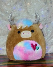 Squishmallow 16 In CANDELA The Highland COW NEW Valentine 2023 RARE HTF NWT