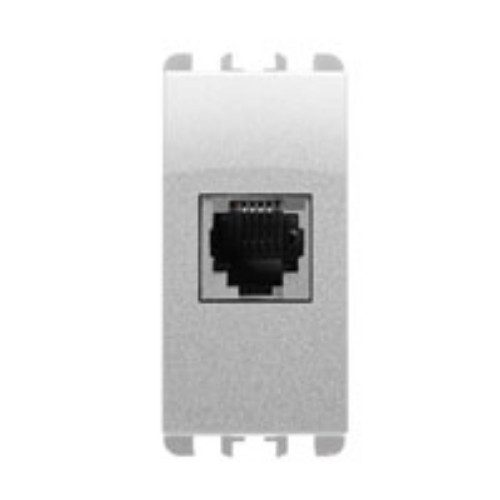 SIMON URMET NEA PRESA TELEFONICA RJ11 6/4 ALLUMINIO