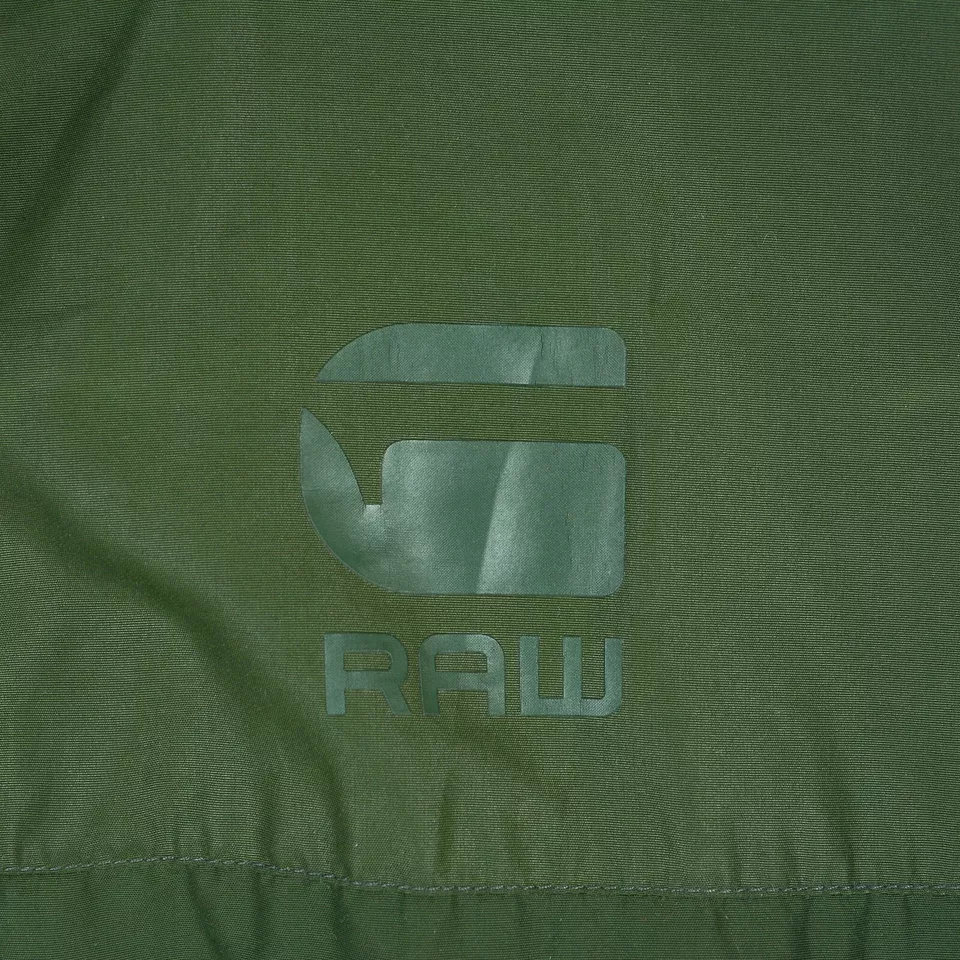 G STAR RAW Nancor Vest Mens XL Windbreaker Jacket Bomber Mesh Lining Green Coat - Image 3 of 4