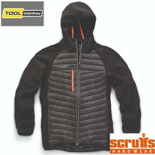 Scruffs Mens Work Jacket - Thermo Insatherm Winter Coat - Lightweight - S-XL