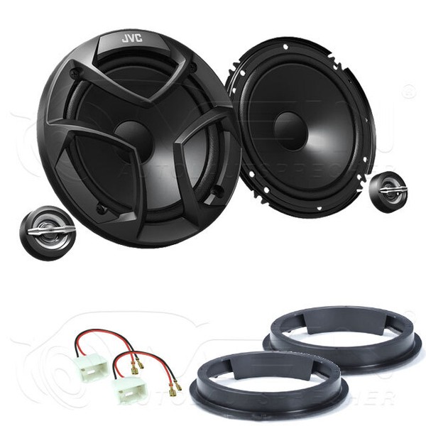 JVC Lautsprecher FüR Ford Ka+ Ab 2014 Front TüR Vorn 2-Wege Kompo 300W 165 #B4CD-image