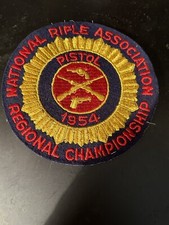 Official NRA: Regional Championship Pistol Match 1954Patch