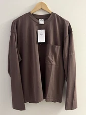 Nike Tech Pack Shirt Loose Long Sleeve Shirt Men's Small Brown FB7819-291 ($100)