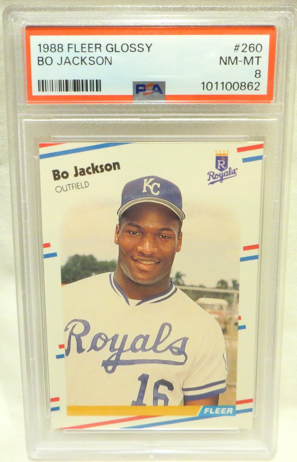 Bo Jackson **PSA 8** 1988 Fleer Glossy #260