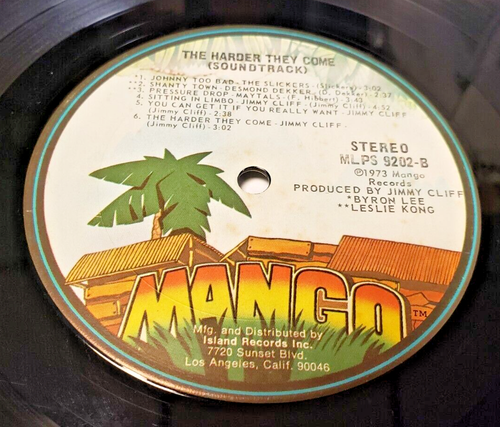 Jimmy Cliff The Harder They Come Soundtrack Jamaican Reggae Vinyl LP MLPS 9202 - Picture 8 of 8