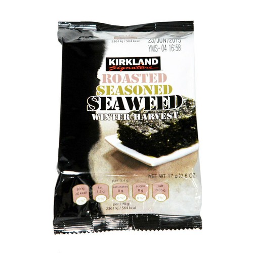 Kirkland Signature Roasted Seasoned Seaweed Winter Harvest 10 x 17g