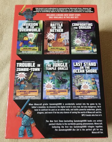 The GAMEKNIGHT999 Minecraft 6 Book Box Set Unofficial Novels Mark Cheverton - 第 4/8 張圖片