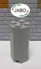 (i 2/9) LEGO 6037 Octagonal Column 2 x 2 x 3 1/3 Old Light Grey 6078 6087 6090