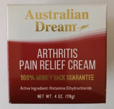 Australian Dream Arthritis Pain Relief Cream 4oz  exp 08/26