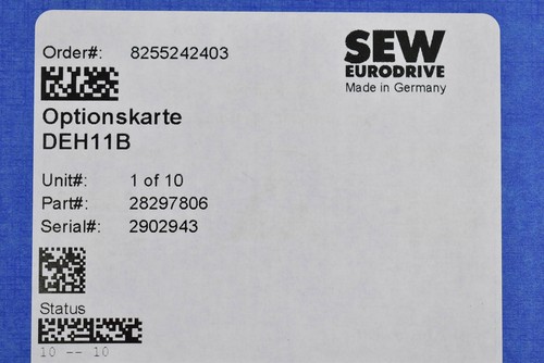 SEW eurodrive Optionskarte DEH11B - Bild 2 von 2