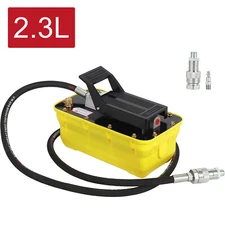 2.3L Pneumatic Air Hydraulic Pump 10000 PSI 3/8" Outlet 1/4" Inlet 6.6 Ft Hose