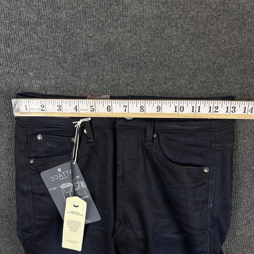 G-Star Raw Womens Attacc. Mid Straight Jeans Size W24 L32 Denim Low Rise Zip Fly - Picture 18 of 22