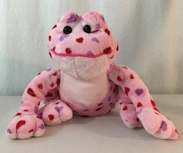 Pink GANZ Webkinz Love Frog HM144 Plush Toy No Code 8 Inch Tall for sale online | eBay