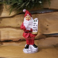 Weihnachtsmann Zwerg Gartenzwerg Wichtel Figur Statue Skulptur Weihnacht Deko