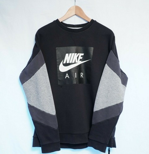 Vintage NIKE AIR Sweater : Black with 
