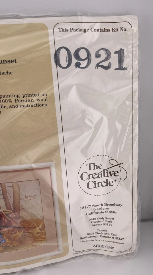 Vintage Creative Circle Mallards at Sunset # 0921 Needlecraft Kit - Image 2 of 4