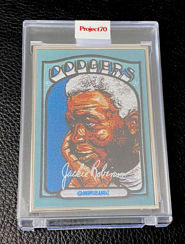 2021 Topps Project 70 Jackie Robinson Mimsbandz Artist Proof #34/51 Dodgers