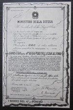 TRANSFER GOLD MEDAL MILITARY VALUE 4th Cunean Alpine Regiment 1974