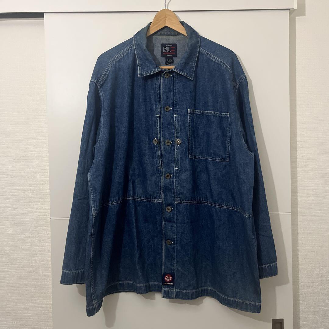 90s Vintage POLO JEANS USMC P-44 Type Denim Jacket Men's 90s Vintage POLO JEANS USMC P-44 Type Denim Jacket Men's