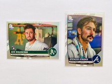 2023 Topps Big League Spencer Strider FOIL + Ken Waldichuk FOIL Braves