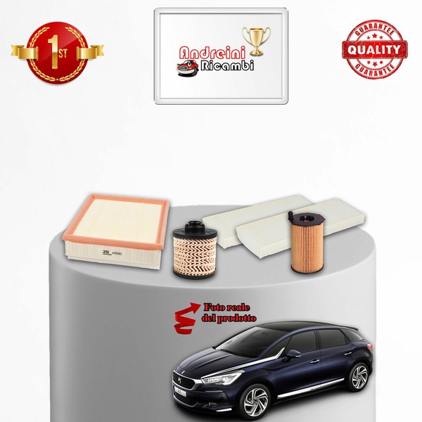 Wartungskit 4 Filter Citroen DS5 1.6 Bluehdi 88KW 120PS Ab 2014-image
