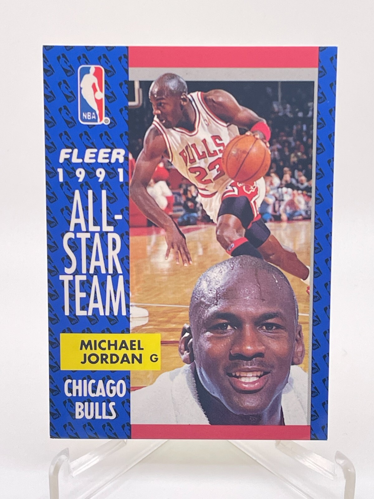 Michael Jordan 1991-92 Fleer All-Star Team #211 Xe1X 16