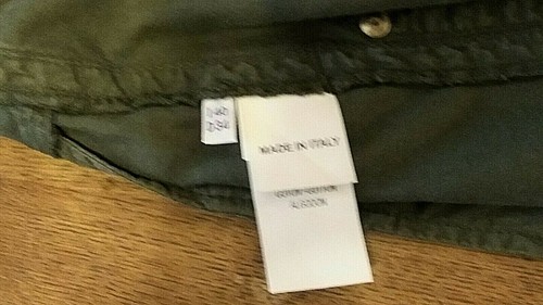 BLUMARINE gonna cotone cargo estate taglia 40 verde militare - Foto 8 di 10