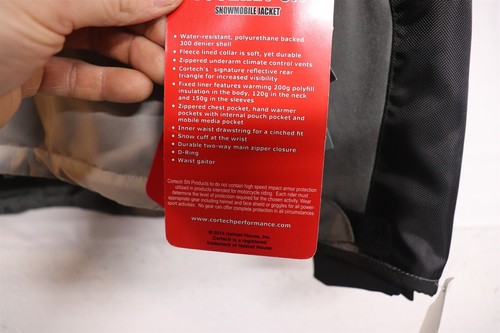 Cortech Journey 3.1 Winter Snowmobile Jacket Gray 8930-1407-06 (Size LG) - Picture 20 of 24