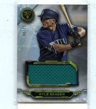 KYLE SEAGER 2019 Topps Triple Threads Single Jumbo Relics #D 1/36 Seattle