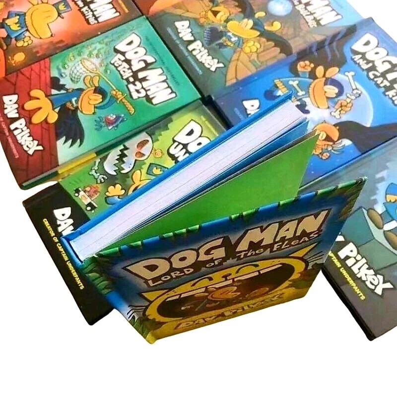 Dog Man Series 1-18 Books Set dogman Children's Collection by Dav
