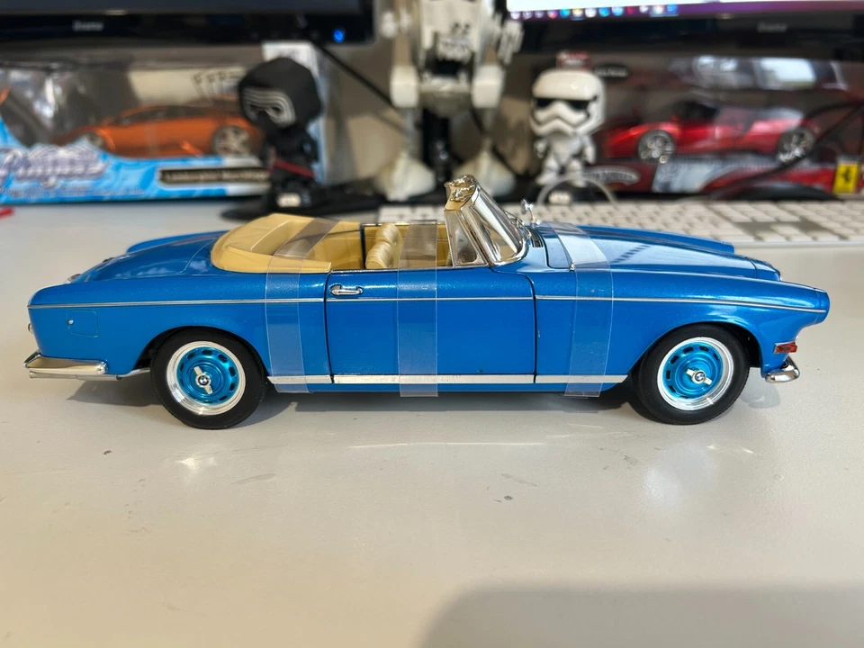 BMW 503 Revell 1:18 Die cast Model Car – Blue New Boxed, very rare - Image 4 of 4