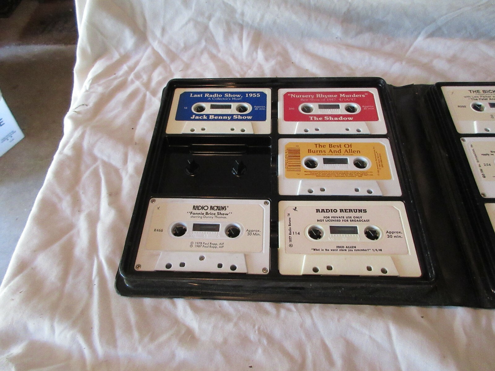 Radio Reruns Radio Reruns on Cassette, Vintage Entertainment Memorabilia , Fannie ...