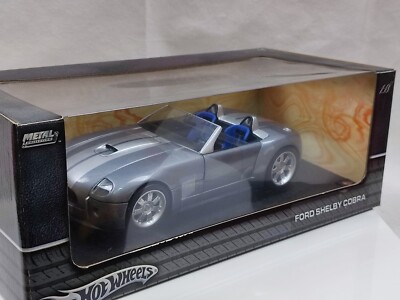 ミニカー HOTWHEELS Ford Shelby Cobra Concept 1/18 Mattel Hot Wheels - Ford Shelby Cobra Concept Convertible (1:18